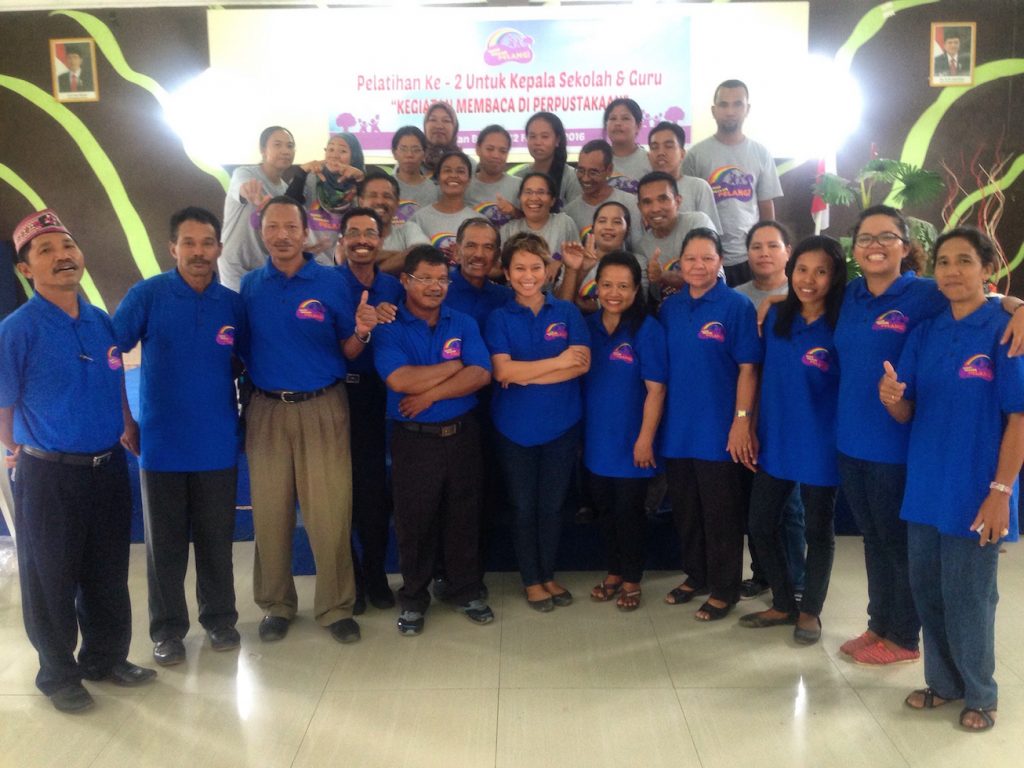 teachers training Taman Bacaan Pelangi