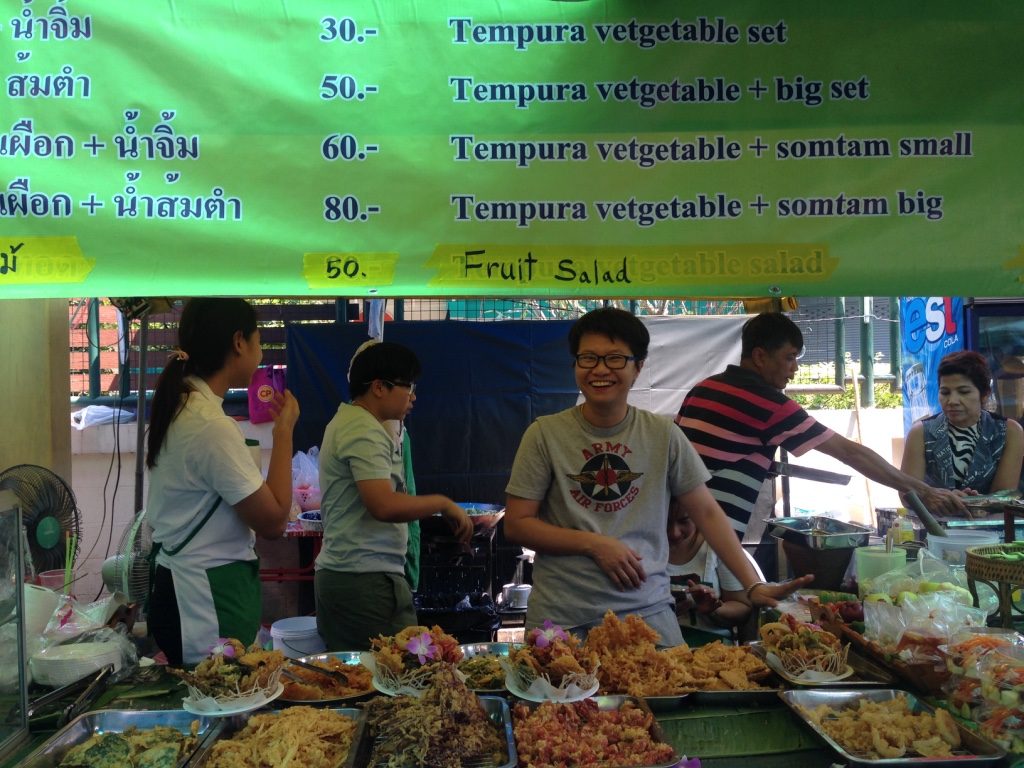 Taling Chan floating market in Bangkok