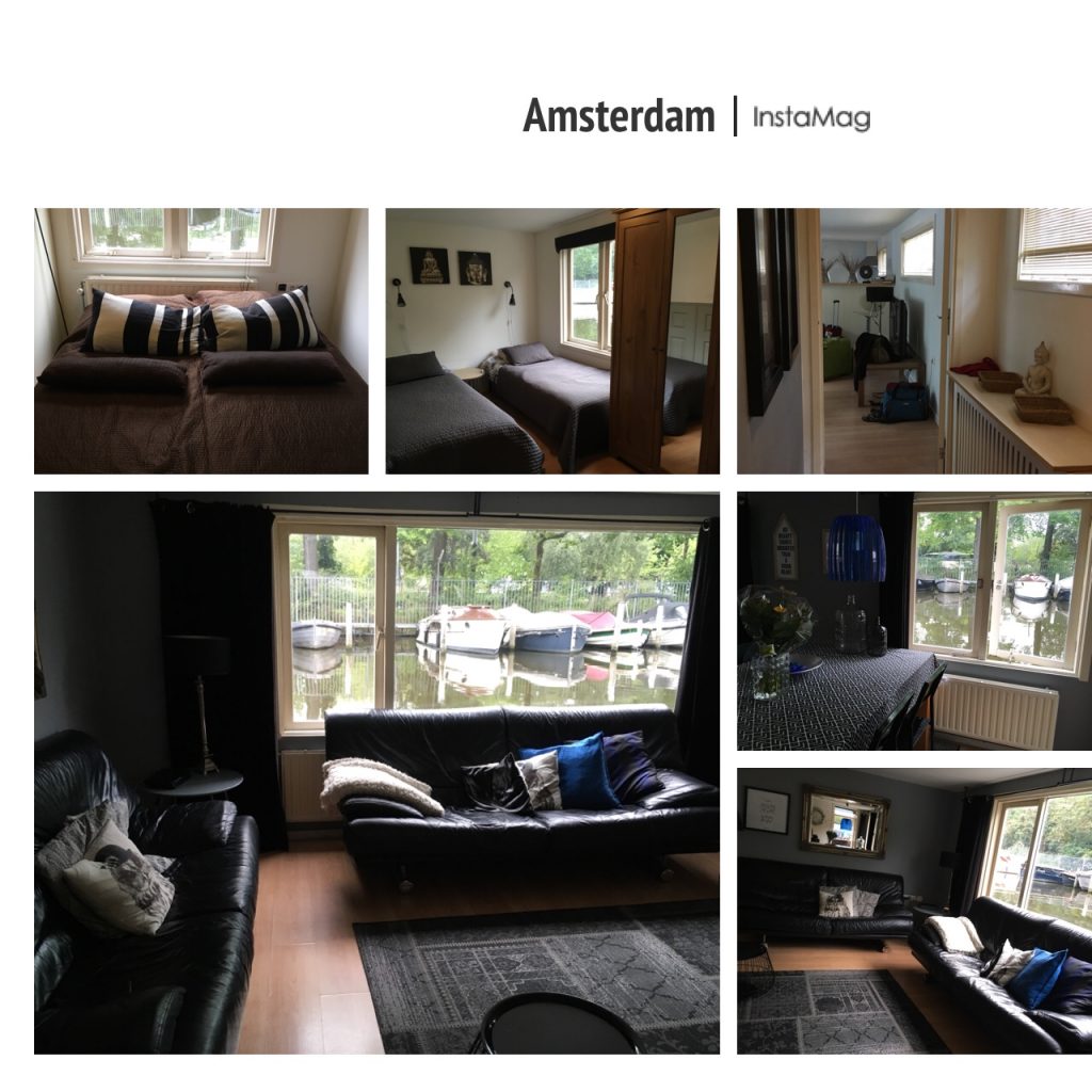 Our houseboat in Amsterdam