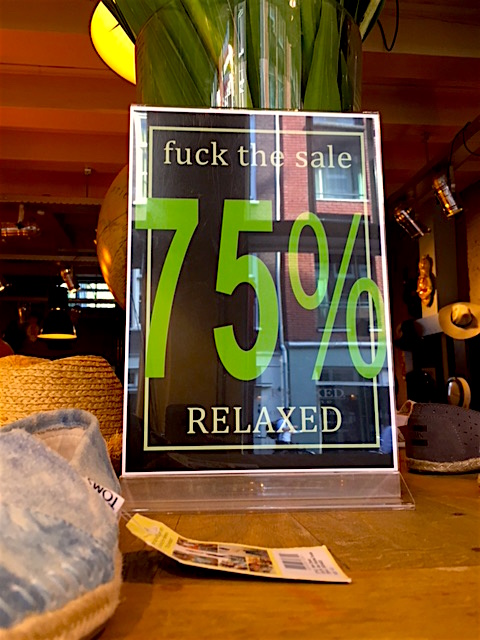 Cool sale sign
